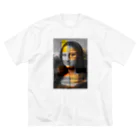 RERION DESIGN WORKSの【RERION】"Mona Lisa"BOX ART TEE Big T-Shirt