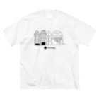 CAFEKiitosの【CAFE Kiitos × Mika Itoh】シリーズ vol.3 ビッグシルエットTシャツ