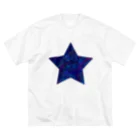 采-aya-の星の中の宇宙 ビッグシルエットTシャツ
