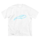 分析室のトカゲのトラフザメ  ビッグシルエットTシャツ