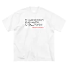 Physicsのループ量子重力理論　方程式　 ビッグシルエットTシャツ