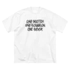 stereovisionのOne Scotch, One Bourbon, One Beer ビッグシルエットTシャツ