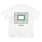 Mamey的甜蜜小店のMY SEKAI（緑×紫） ビッグシルエットTシャツ