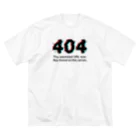 インターネットクラブの404 Not Found ビッグシルエットTシャツ