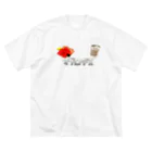 Danke Shoot Coffeeの酒のアテマグロです ビッグシルエットTシャツ