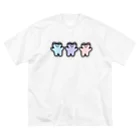 くまくま。ショップのめるへんゆめのかわいい世界 ビッグシルエットTシャツ