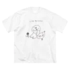 まるえくろのI like rum raisins ビッグシルエットTシャツ