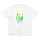 わおさきのクリームソーダ ビッグシルエットTシャツ