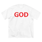 アメリカンベース のGOD 神様 ビッグシルエットTシャツ