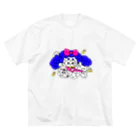 嘘つきちょめこ屋さんのダンシングペア ビッグシルエットTシャツ