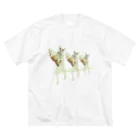 Rock catのソフトクリームCAT ビッグシルエットTシャツ