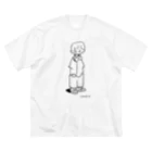 あけたらしろめのポッケ Big T-Shirt