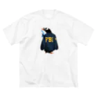 kbc3745のFBI penguin ビッグシルエットTシャツ