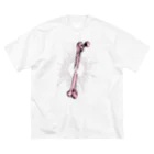 Yopioの大腿骨 PINKバージョン Big T-Shirt