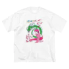 HaoWaveのHaoWave-KungFu girl ビッグシルエットTシャツ