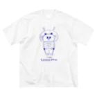 パパンがパンダ！【公式】のゆめはうちゅうひこうし ビッグシルエットTシャツ