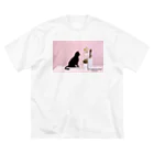 黒猫の黒猫　ビックtシャツ Big T-Shirt