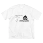 dubluvyobsダブラヴヨブス のダブラヴヨブスのフレームくん2 ビッグシルエットTシャツ