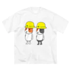 大谷健太のペアルックヘルメットモルモット 루즈핏 티셔츠