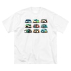 ムクデザインのペンギン・ドライブ Big T-Shirt