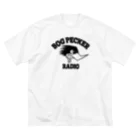 BOG ENTERTAINMENTのBOG LOGO black ビッグシルエットTシャツ