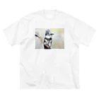 mejiro_283のヤマセミ (色鉛筆画) ビッグシルエットTシャツ