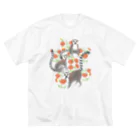 utanogoodsのワオキツネザル ビッグシルエットTシャツ