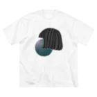 都会のくまねずみくん taaamaのおかっぱ ビッグシルエットTシャツ