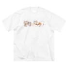 aska/ねこのかんづめのにゃんこ横並び Big T-Shirt