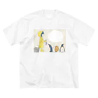 emicafenyaaaoのonakasuita ビッグシルエットTシャツ