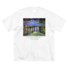 whowithの　ローヌ川の星月夜　アートT Big T-Shirt