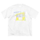 SHANの『しゃんと牛乳』 イラストシリーズ ビッグシルエットTシャツ