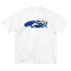 みなとまち層の深海魚C ビッグシルエットTシャツ