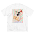 SF legacyのシャークケーキ ビッグシルエットTシャツ