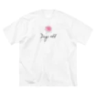 Days off (デイズオフ)の薔薇 ビッグシルエットTシャツ