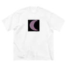 tobe_taoyakaのviolet moon ビッグシルエットTシャツ