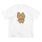 きらきらそwだ☆彡のクレヨンのくまちゃん ビッグシルエットTシャツ