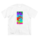 toco tocoのpsychedeli toco. ビッグシルエットTシャツ