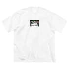 鯖焼く夜の鮮魚叩き売り Big T-Shirt