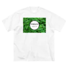 -TIMELESS-clothing_official_storeの6 Green circle series 背景白 ビッグシルエットTシャツ