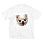 ちわわのたくわんのたくわんグッズ2 ビッグシルエットTシャツ