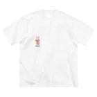 YOURS SHOPの孤独的兔子 Big T-Shirt