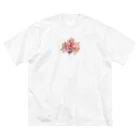 danyoの花 3 ビッグシルエットTシャツ