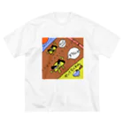 きのこの切磋たくわん ビッグシルエットTシャツ