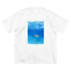 月ノ子の森に恋してのムラナギ／海の本 ビッグシルエットTシャツ