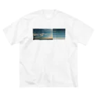 描く撮るの夕焼けカラーパレット1 ビッグシルエットTシャツ