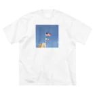 ひそかのおみせやさんのThis is America  ビッグシルエットTシャツ