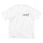 もこもこランドのうささ ビッグシルエットTシャツ