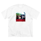 aozora0817のいぬっこ ビッグシルエットTシャツ