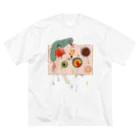 色田/SHIKIDAのいとおしい食卓 ビッグシルエットTシャツ